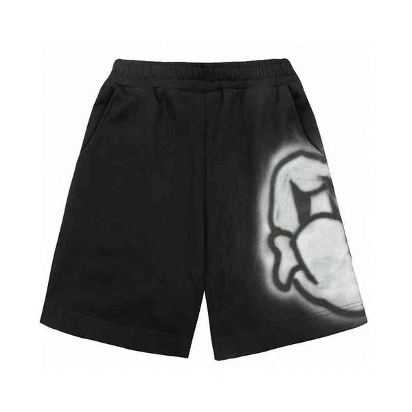men's shorts gv home high version correctly printed dog head graffiti shorts can be solid, White;black
men's shorts gv home high version correctly printed dog head graffiti shorts can be solid, White;black