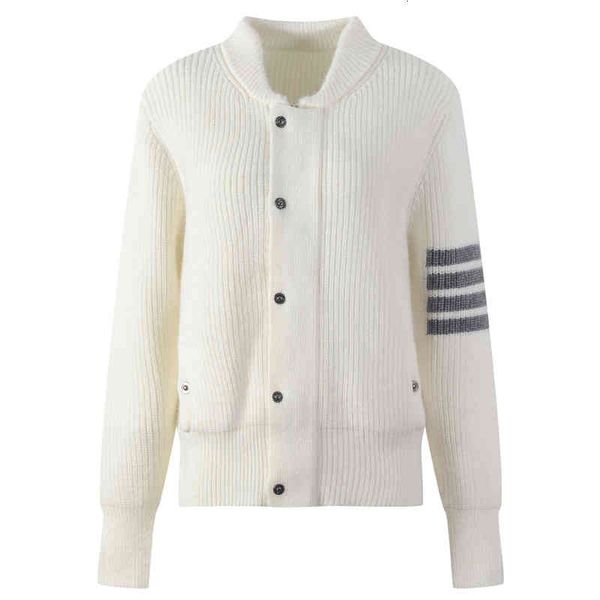 women's knits tees korean fashion single breasted sweater cardigan loose long sleeved tb four bars women in autumn and winter f0fh, White
women's knits tees korean fashion single breasted sweater cardigan loose long sleeved tb four bars women in autumn and winter f0fh, White