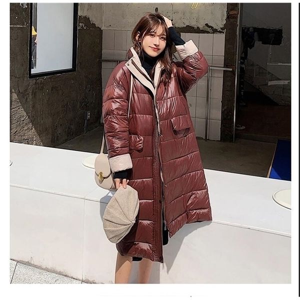 dcontract long parkas femmes hiver coren dames coton veste lche fermeture clair poche chaud femme parka streetwear ou 201126, Black 
dcontract long parkas femmes hiver coren dames coton veste lche fermeture clair poche chaud femme parka streetwear ou 201126, Black