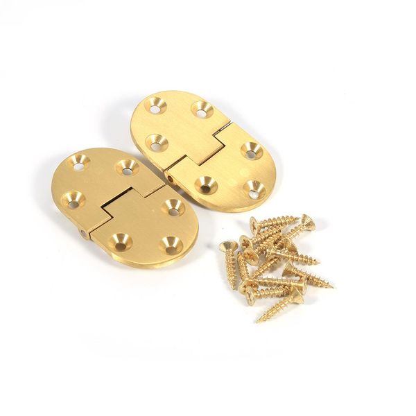 2pcs brass butler tray hinge round edge 2-1/2"x1-1/2" with screws folding flap
2pcs brass butler tray hinge round edge 2-1/2"x1-1/2" with screws folding flap