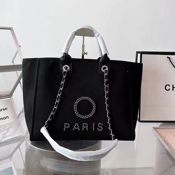 luxury fashion women label pearl beach bags brand ch canvas evening bag female classic big handbags designers ladies backpack portable large
luxury fashion women label pearl beach bags brand ch canvas evening bag female classic big handbags designers ladies backpack portable large
