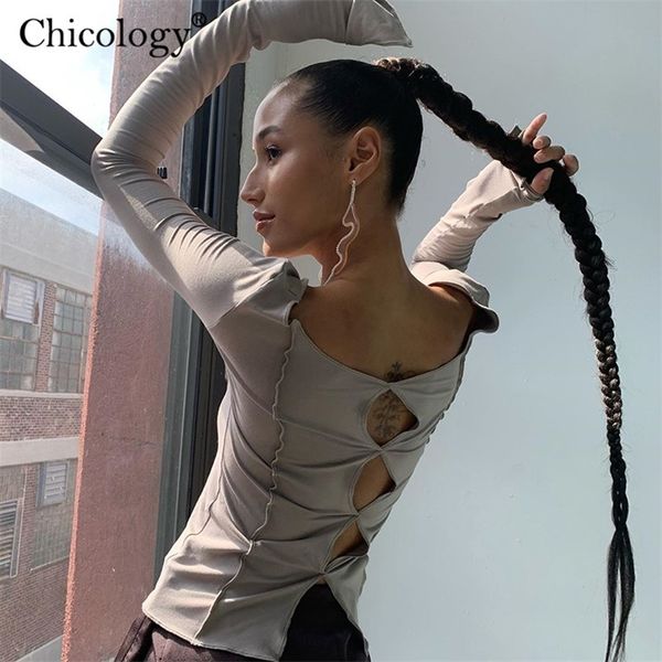 chicology reversible hollow out long sleeve crop t-shirt 2020 fashion women tshirt y2k winter fall clothes streetwear 220407, White
chicology reversible hollow out long sleeve crop t-shirt 2020 fashion women tshirt y2k winter fall clothes streetwear 220407, White
