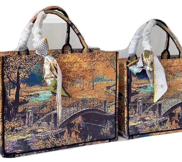 fashion accessories 41cm djia designer 25 kinds of design bagor tasche catwalk canvas tote bag with floral alphabet embroidery classic carry, Silver
fashion accessories 41cm djia designer 25 kinds of design bagor tasche catwalk canvas tote bag with floral alphabet embroidery classic carry, Silver