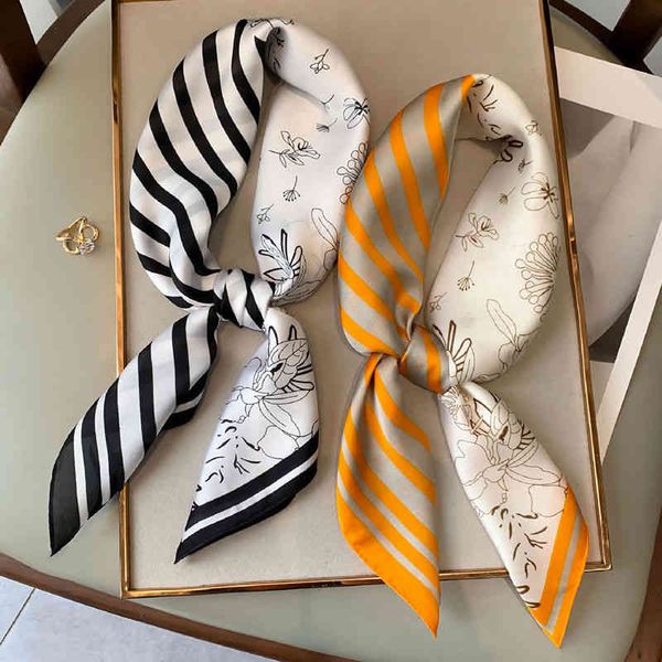 designer silk head bag hair scarf small square foreign style literature art striped silk scarf female spring and autumn thin stewardess, Blue;gray
designer silk head bag hair scarf small square foreign style literature art striped silk scarf female spring and autumn thin stewardess, Blue;gray