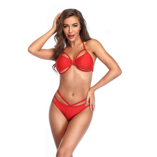 set designer women' swimwear bikini swimsuit triangle solid color multi rope hollow out bikini women' swimsuit, Red;black
set designer women' swimwear bikini swimsuit triangle solid color multi rope hollow out bikini women' swimsuit, Red;black