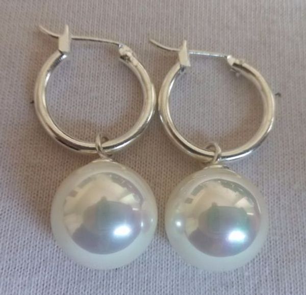 new natural beautiful 14mm white pink purple gray black red yellow blue green shell pearl earrings, Silver
new natural beautiful 14mm white pink purple gray black red yellow blue green shell pearl earrings, Silver
