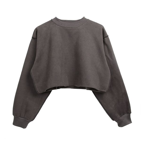 short pullover autumn winter thick coat velour loose womens sweatshirt solid casual lady loose long sleeve big size 201203, Black
short pullover autumn winter thick coat velour loose womens sweatshirt solid casual lady loose long sleeve big size 201203, Black