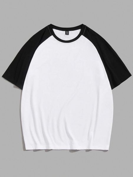 romwe guys colorblock tee l0gj#, White;black
romwe guys colorblock tee l0gj#, White;black