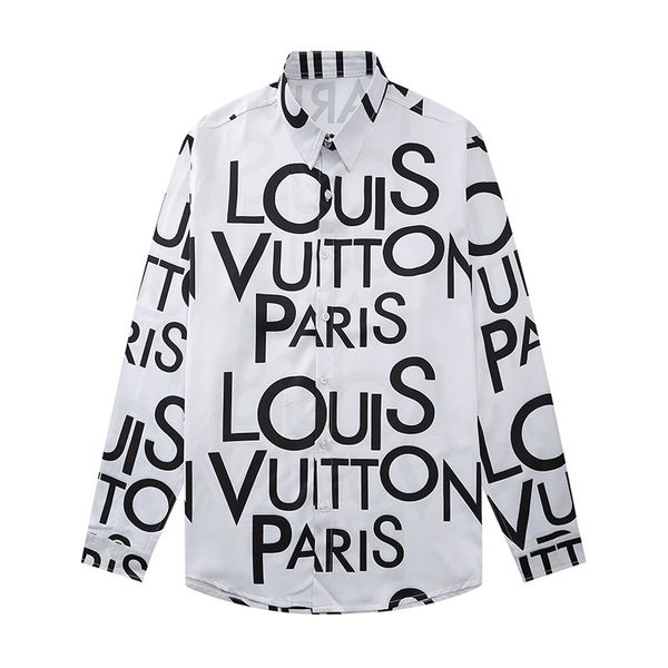 spring autumn long sleeve designer bowling shirts men fashion geometric letter print button down dress man casual shirt plus 8glx, White;black
spring autumn long sleeve designer bowling shirts men fashion geometric letter print button down dress man casual shirt plus 8glx, White;black