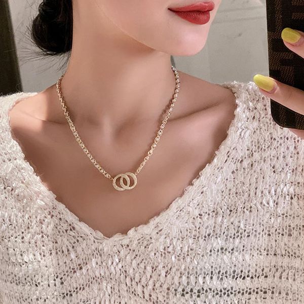 light luxury niche design exquisite double ring pearl necklace women's ins simple collarbone chain neck advanced accessories, Silver
light luxury niche design exquisite double ring pearl necklace women's ins simple collarbone chain neck advanced accessories, Silver