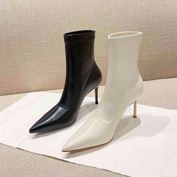 boots autumn winter new pointed toe ankle boot fashion thin heel soft leath 220815, Black
boots autumn winter new pointed toe ankle boot fashion thin heel soft leath 220815, Black
