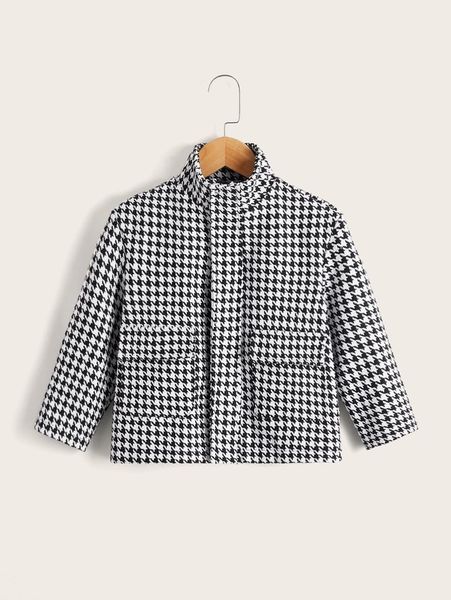 toddler boys houndstooth print mock neck jacket she, Blue;gray
toddler boys houndstooth print mock neck jacket she, Blue;gray