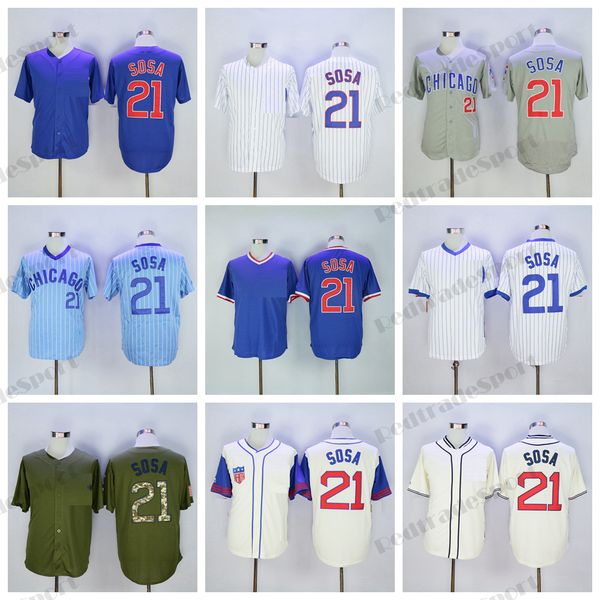 mens 21 sammy sosa baseball jerseys vintage blue cream grey white stitched shirts jersey, Blue;black
mens 21 sammy sosa baseball jerseys vintage blue cream grey white stitched shirts jersey, Blue;black