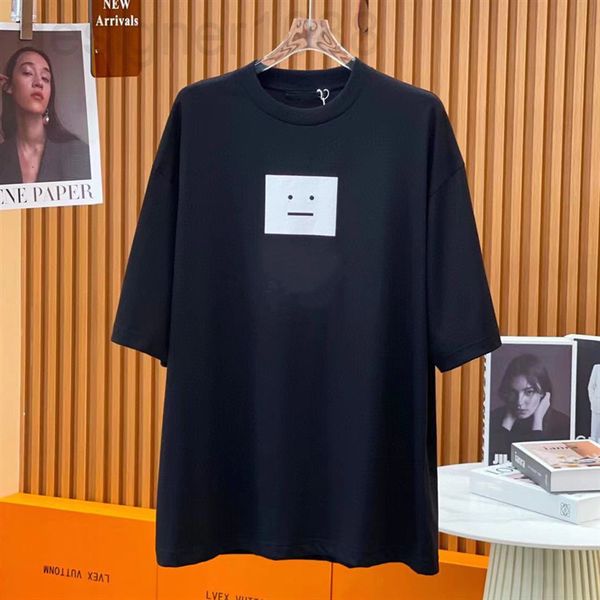 women's hoodies & sweatshirts designer ac niche fashion brand 2022 spring and summer new smiley face letter loose short sleeve first re, Black
women's hoodies & sweatshirts designer ac niche fashion brand 2022 spring and summer new smiley face letter loose short sleeve first re, Black