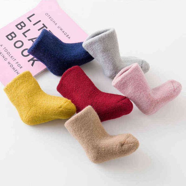 thicken baby kids socks autumn winter cotton warm toddler boy girls floor children clothing accessories l220716, Pink;yellow
thicken baby kids socks autumn winter cotton warm toddler boy girls floor children clothing accessories l220716, Pink;yellow