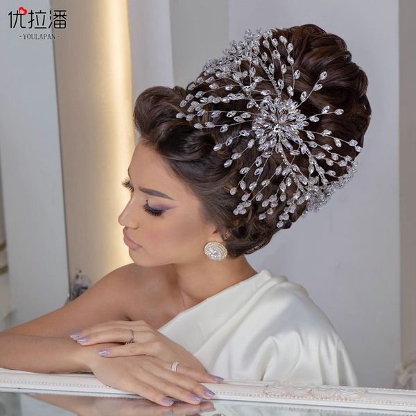 fashion diamond tiara baroque crystal bridal headwear crown rhinestone with wedding jewelry hair accessories bridal crowns headpieces hp422, Silver
fashion diamond tiara baroque crystal bridal headwear crown rhinestone with wedding jewelry hair accessories bridal crowns headpieces hp422, Silver
