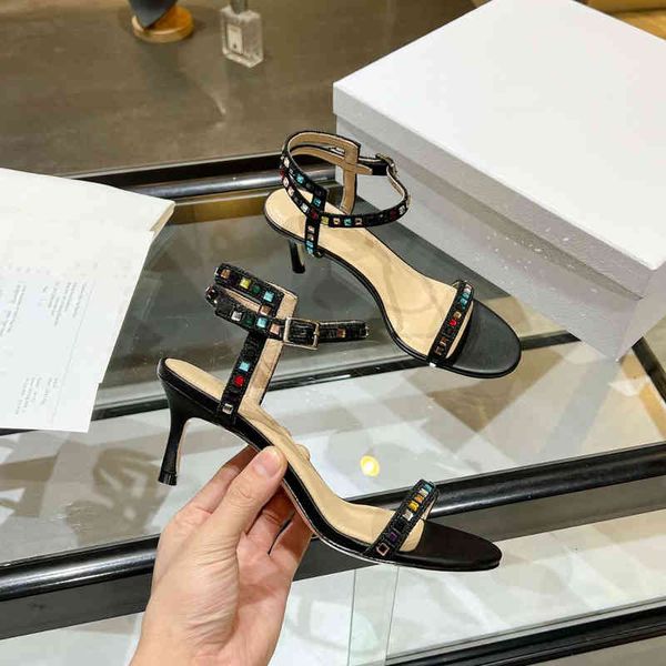 sandals woman genuine leather shoes sandals high heel crystal designer open-toes pumps luxury buckle strap, Black
sandals woman genuine leather shoes sandals high heel crystal designer open-toes pumps luxury buckle strap, Black