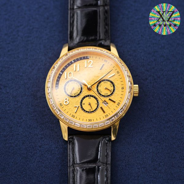 men's watch mechanical self-winding movement sapphire watch leather strap stainless steel case ceramic dial, Slivery;brown
men's watch mechanical self-winding movement sapphire watch leather strap stainless steel case ceramic dial, Slivery;brown