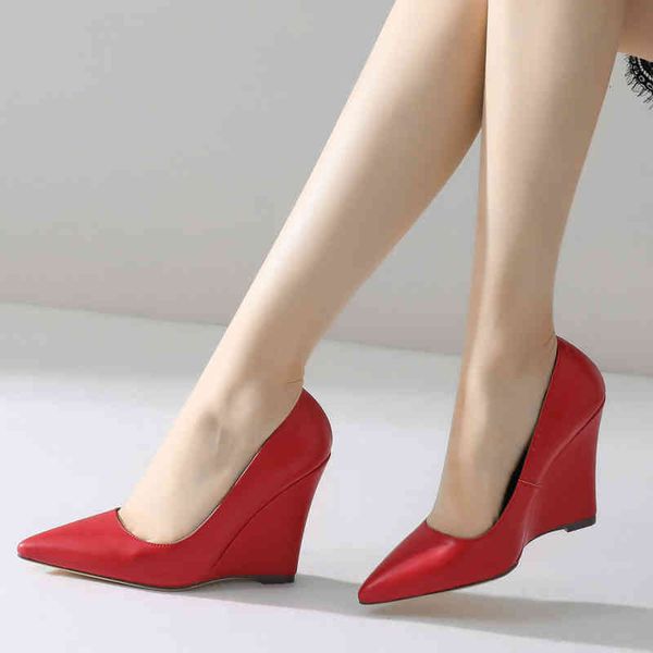 sandals spring wedge heel fashion single shoes women's pointed shallow mouth high heels 1vhs, Black
sandals spring wedge heel fashion single shoes women's pointed shallow mouth high heels 1vhs, Black