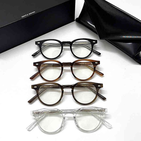 sunglasses gm eyeglass frame men's and women's fashionable plate round small face plain with myopia lens uap4, White;black
sunglasses gm eyeglass frame men's and women's fashionable plate round small face plain with myopia lens uap4, White;black