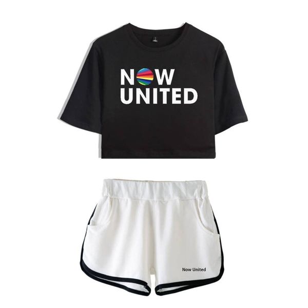 now united - better album women two piece set shortslovely t-shirt better now united lyrics harajuku streetwear girl sets 210302, White
now united - better album women two piece set shortslovely t-shirt better now united lyrics harajuku streetwear girl sets 210302, White
