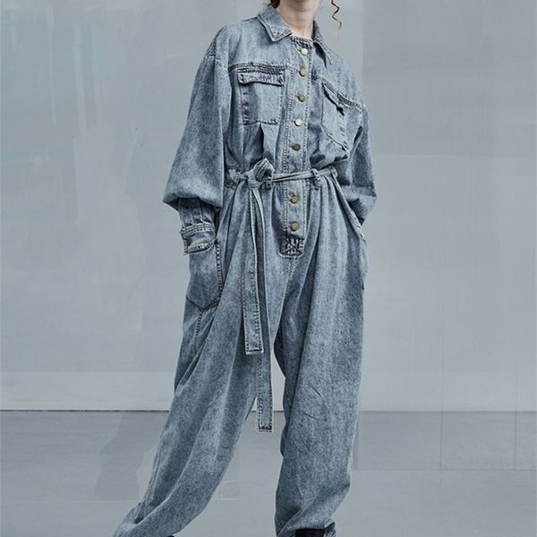 original design aigyptos spring summer women brief handsome vintage denim jumpsuit casual loose cotton denim overalls romper y200904, Black;white
original design aigyptos spring summer women brief handsome vintage denim jumpsuit casual loose cotton denim overalls romper y200904, Black;white