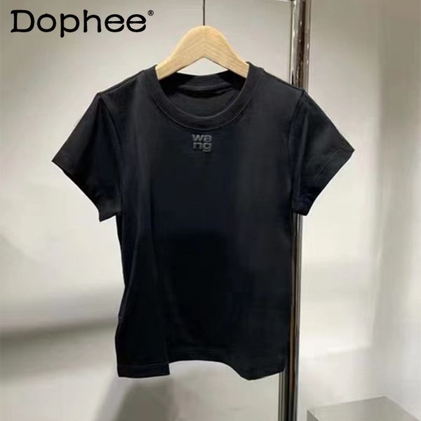 fashion simple letter print pure cotton t-shirt women summer o-neck short-sleeve tshirt lady all-matching slim fit tees 220425, White
fashion simple letter print pure cotton t-shirt women summer o-neck short-sleeve tshirt lady all-matching slim fit tees 220425, White
