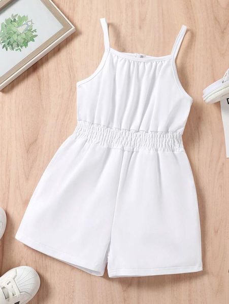 toddler girls shirred cami romper she, Blue