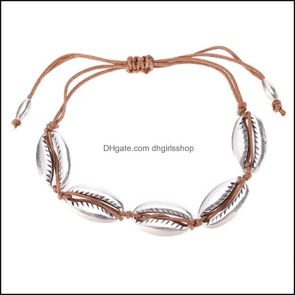 charm bracelets jewelry bohemia vintage shell rope chain bracelet women beach sea anklet party gift w dhrjq, Golden;silver
charm bracelets jewelry bohemia vintage shell rope chain bracelet women beach sea anklet party gift w dhrjq, Golden;silver