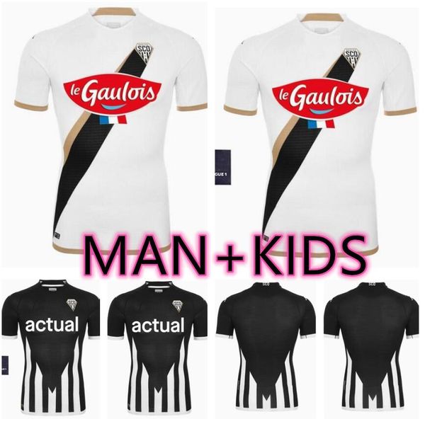 22 23 maillots sco angers soccer jerseys home away diony fulgini 2022 2023 boufal capelle bahoken pereira lage football uniforms men kids ki, Black;yellow 
22 23 maillots sco angers soccer jerseys home away diony fulgini 2022 2023 boufal capelle bahoken pereira lage football uniforms men kids ki, Black;yellow