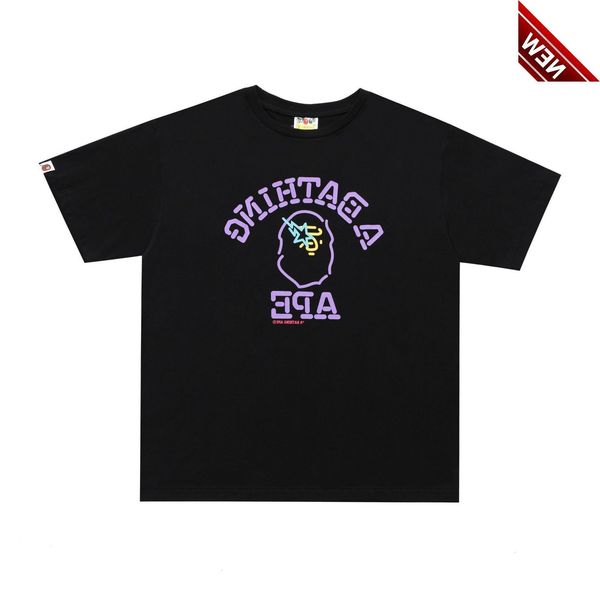 street fashion bap ape head pattern letter linear print casual short sleeve t-shirt large couple, White;black
street fashion bap ape head pattern letter linear print casual short sleeve t-shirt large couple, White;black
