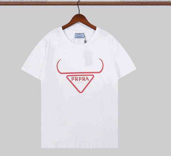 designer prad t shirt luxury spring and summer classic horn letter printed fashion mens and womens couple loose round collar tee oversized t, White;black
designer prad t shirt luxury spring and summer classic horn letter printed fashion mens and womens couple loose round collar tee oversized t, White;black