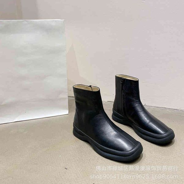 boots autumn and winter martin boots women's head side zipper short thick heel bottom increased thin, Black
boots autumn and winter martin boots women's head side zipper short thick heel bottom increased thin, Black