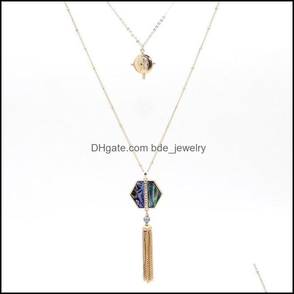 pendant necklaces fashion abalone shell designer style necklace hexagon geometry statement mtilayer for women brand jewe dhseller2010 dhyb5, Silver
pendant necklaces fashion abalone shell designer style necklace hexagon geometry statement mtilayer for women brand jewe dhseller2010 dhyb5, Silver