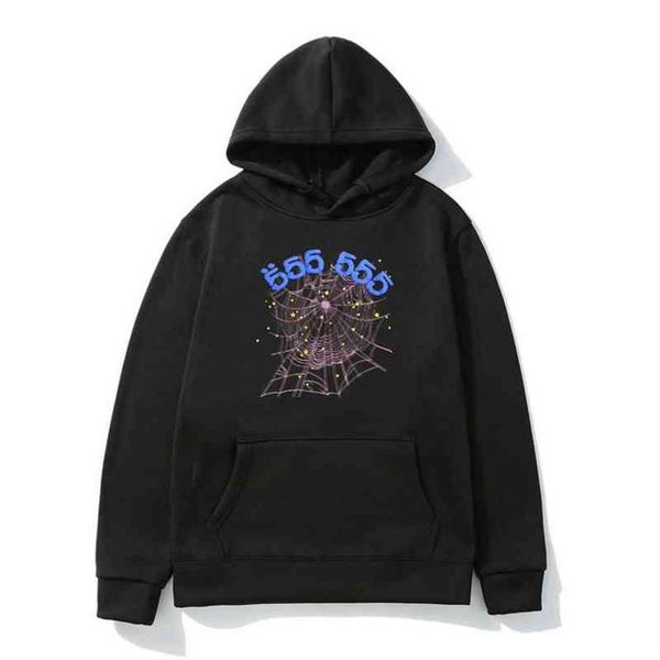 fashion creativity sp5der 555555 angel number hoodie men women spider web pattern hooded sweatshirt couples kawaii hoodies y1275v, Black
fashion creativity sp5der 555555 angel number hoodie men women spider web pattern hooded sweatshirt couples kawaii hoodies y1275v, Black