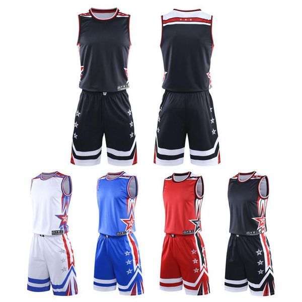 men 's basketball jerseys suit ,youth basketball uniforms sports clothing male s-basket kits football throwback jerseys yw1928, Black
men 's basketball jerseys suit ,youth basketball uniforms sports clothing male s-basket kits football throwback jerseys yw1928, Black