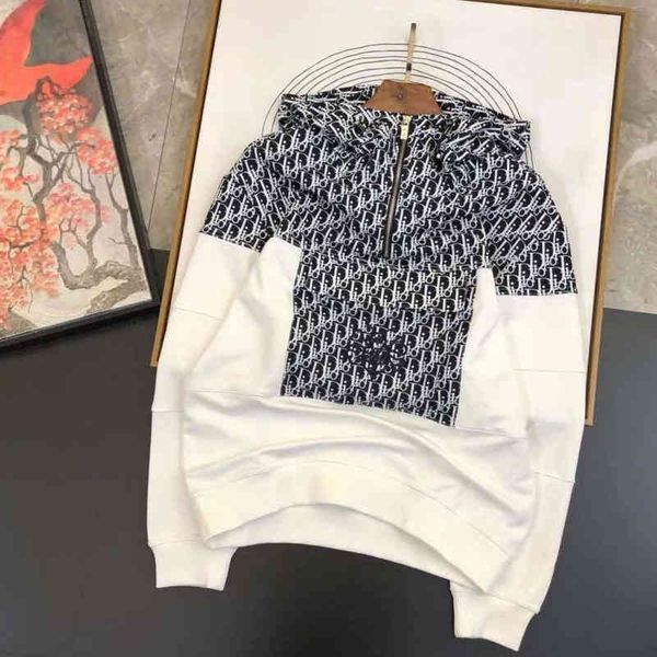 designer hooded sweater c 22 d letter jacquard embroidered sweatshirts fashion loose casual pullovers ins new selling patchwork hoodie for m, Black
designer hooded sweater c 22 d letter jacquard embroidered sweatshirts fashion loose casual pullovers ins new selling patchwork hoodie for m, Black