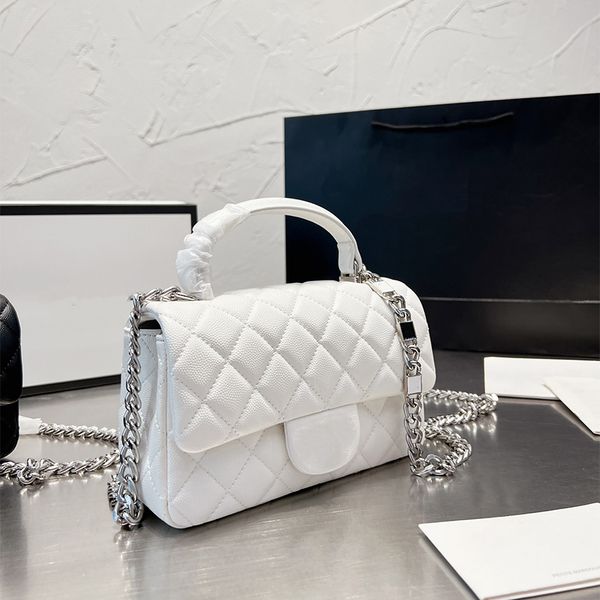 spring/summer wrist large flap bag with handle black caviar leather luxury bag classic quilted one shoulder chain crossbody
spring/summer wrist large flap bag with handle black caviar leather luxury bag classic quilted one shoulder chain crossbody