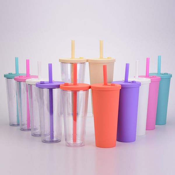 700ml plastic tumbler plastic cup milk tea cup cold drink mug double layer straw cups wedding gift for friend
700ml plastic tumbler plastic cup milk tea cup cold drink mug double layer straw cups wedding gift for friend