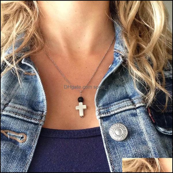 pendant necklaces pendants jewelry fashion sier gold color cross natural black lava stone necklace aromatherapy essentia dhmbs, Silver
pendant necklaces pendants jewelry fashion sier gold color cross natural black lava stone necklace aromatherapy essentia dhmbs, Silver
