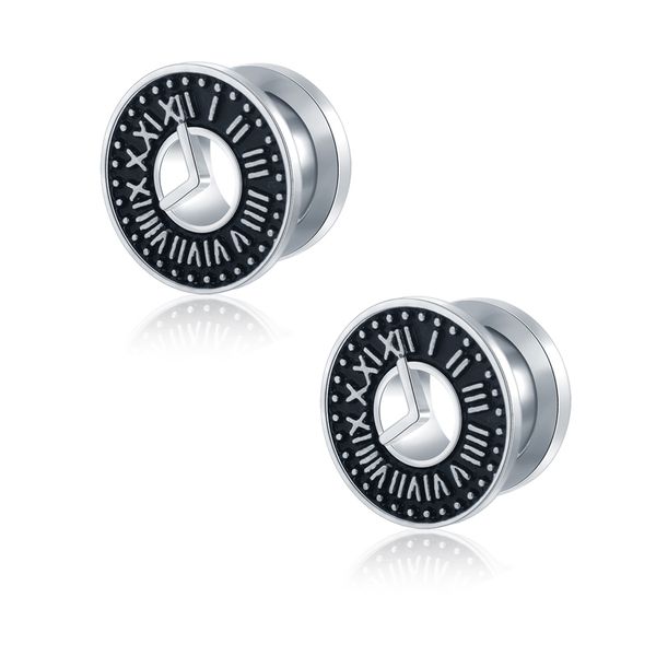 ear tunnel men stainless steel clock piercing tunnels gauges body jewelry ear screw stretchers 6-16mm wholesales, Silver
ear tunnel men stainless steel clock piercing tunnels gauges body jewelry ear screw stretchers 6-16mm wholesales, Silver