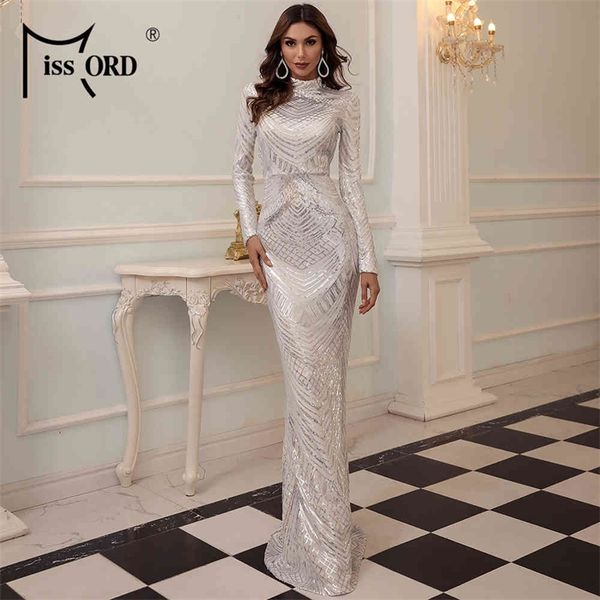 missord 2021 women autumn winter elegant high neck sequin dress long sleeve maxi bodycon dress female evening party dress m0649 210322, Black;gray
missord 2021 women autumn winter elegant high neck sequin dress long sleeve maxi bodycon dress female evening party dress m0649 210322, Black;gray