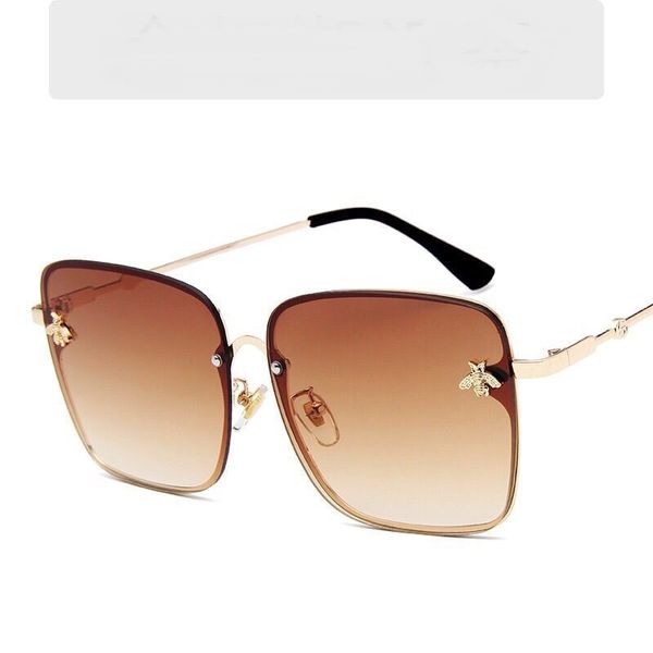 designer sunglasses for women fashion lady oversize rimless square woman men small bee glasses gradient sun glasses female uv400, White;black
designer sunglasses for women fashion lady oversize rimless square woman men small bee glasses gradient sun glasses female uv400, White;black