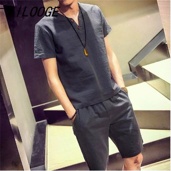 ailooge t shirt casual breathable short sleeved t shirt shorts chinese summer new men s fashion men s sets lj201126, Gray
ailooge t shirt casual breathable short sleeved t shirt shorts chinese summer new men s fashion men s sets lj201126, Gray