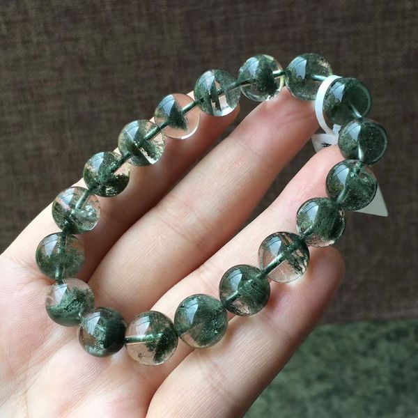 natural green phantom quartz bracelet clear round beads 11.3mm women men garden crystal green phantom jewelry stretch aaaaaa, Silver
natural green phantom quartz bracelet clear round beads 11.3mm women men garden crystal green phantom jewelry stretch aaaaaa, Silver