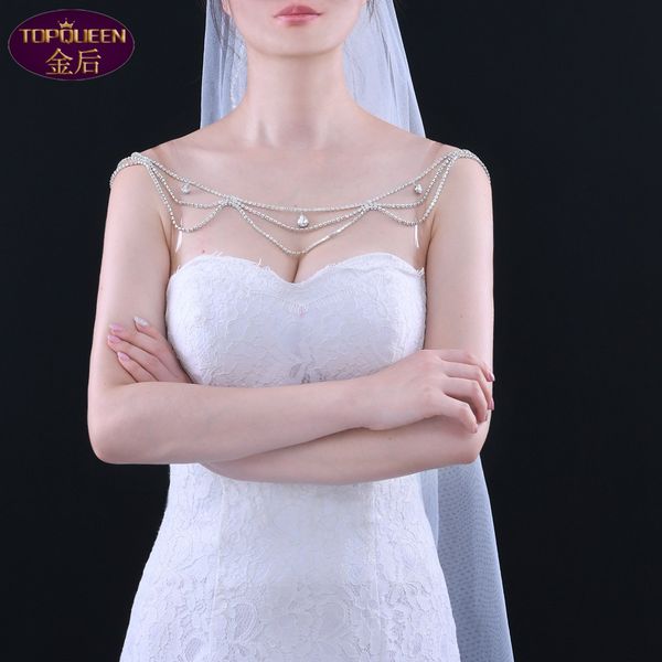 wedding jewelry shiny shoulder chain baroque pure handmade pendant diamond bridal rhinestone neck chain accessories bridal necklace vg01, White
wedding jewelry shiny shoulder chain baroque pure handmade pendant diamond bridal rhinestone neck chain accessories bridal necklace vg01, White