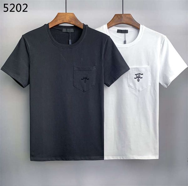 2022 summer new arrivals luxury designer prad white t-shirt tshirt o-neck short sleeve men's clothing #5202, White;black
2022 summer new arrivals luxury designer prad white t-shirt tshirt o-neck short sleeve men's clothing #5202, White;black