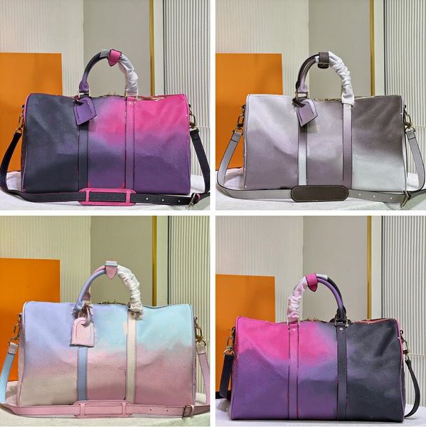 women's classic travel bag sunrise pastel coated zipped closure large handbag main compartment inside zipped pocket designer gym bags
women's classic travel bag sunrise pastel coated zipped closure large handbag main compartment inside zipped pocket designer gym bags