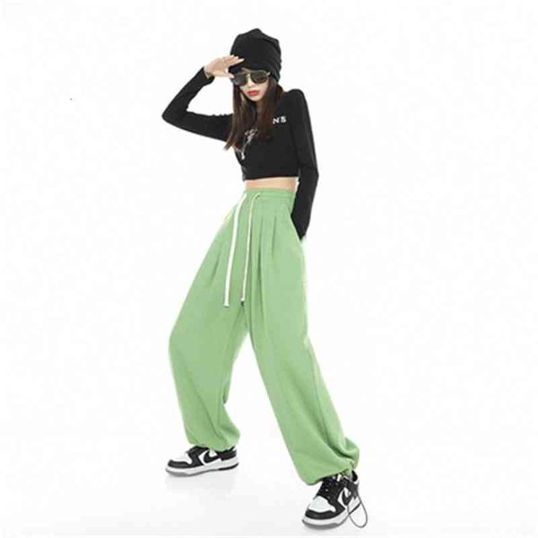 women's pants capris wide leg sports pants women's hip-hop dance wide floor dragging casual are thin and versatile fashionable in, Black;white
women's pants capris wide leg sports pants women's hip-hop dance wide floor dragging casual are thin and versatile fashionable in, Black;white