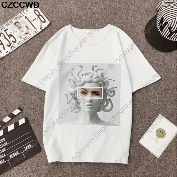 poleras mujer de moda summer t shirt women medusa print harajuku kawaii tshirt plus size aesthetic t-shirt camiseta, White;black
poleras mujer de moda summer t shirt women medusa print harajuku kawaii tshirt plus size aesthetic t-shirt camiseta, White;black